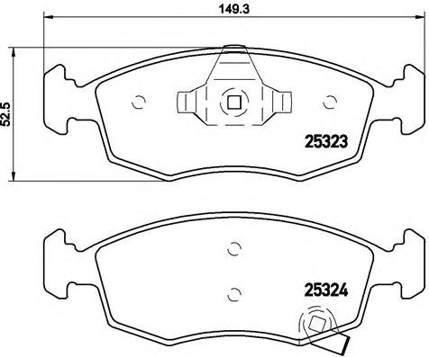 Brembo Kit Dischi + Pastiglie Anteriori E Posteriori Per ...